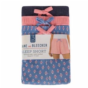 Jane and Bleecker Ladies' Sleep Short, 3-pack Size~M